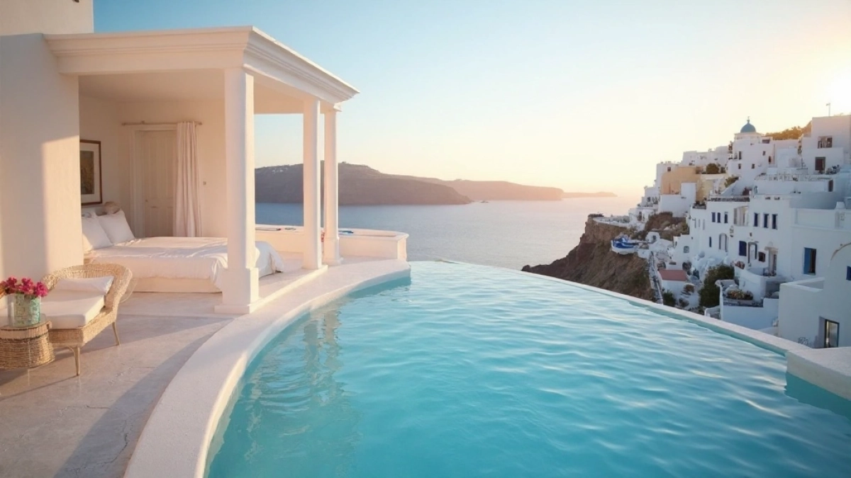 Hotel z prywatnym basenem w pokoju