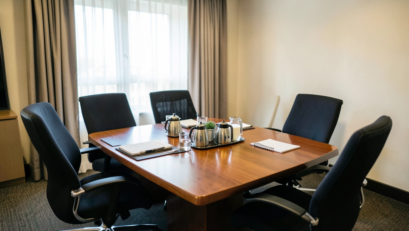 Przyjmowanie gości na spotkania w pokoju