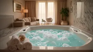 Hotel z jacuzzi w pokoju