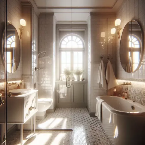 Mała Łazienka Hotelowa