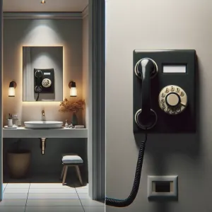 Po Co W Hotelu Telefon W Toalecie